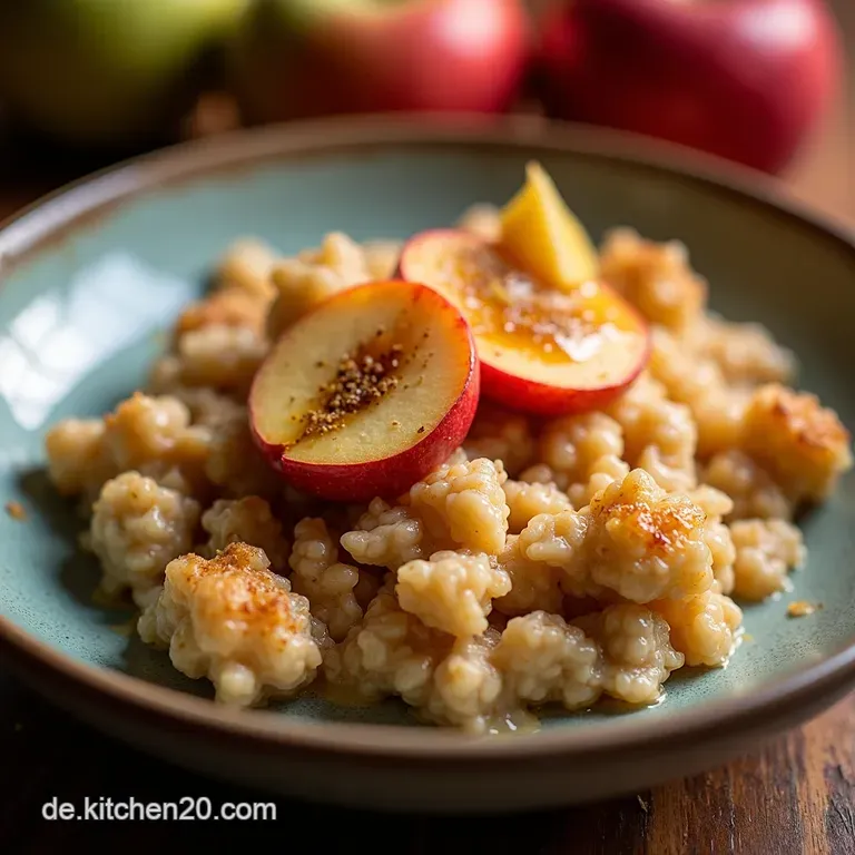 ApfelZimt Baked Oatmeal Der OfenTraum für gemütliche Morgen presentation