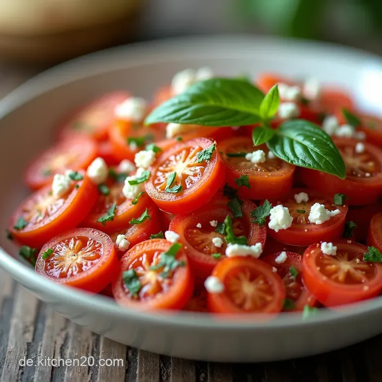 Aromatischer Roter Linsensalat mit Feta Minze und Kreuzk&uuml;mmel