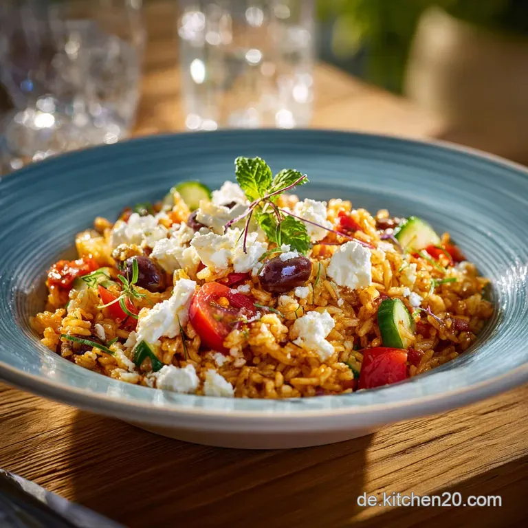 Mittelmeerseele Authentischer Griechischer Reis R&yacute;zi Pil&aacute;fi presentation