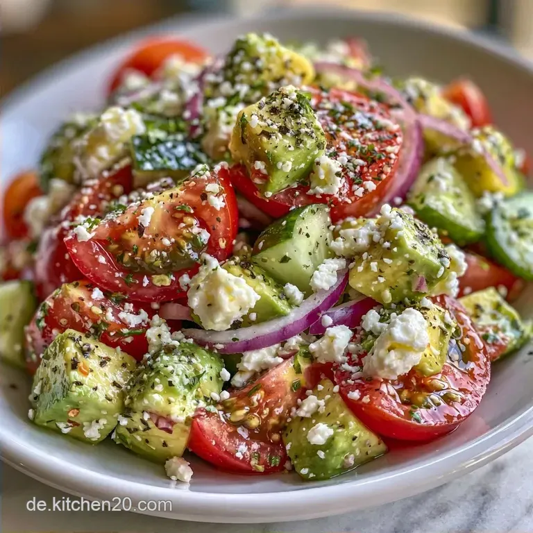 Avocado Salat Mit Feta: Erfrischend Leicht