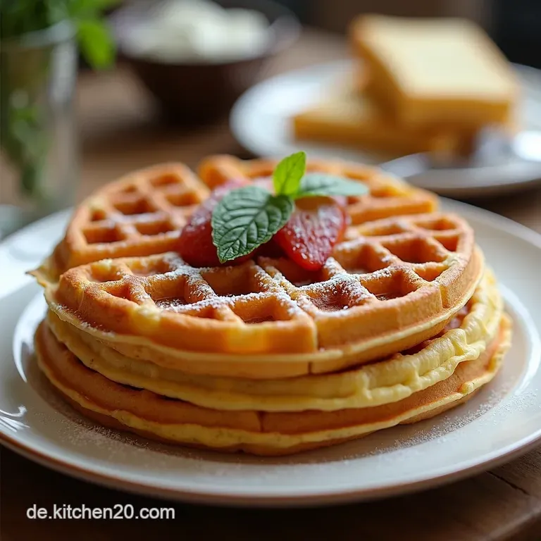 Belgische Waffeln Der Original Waffelteig