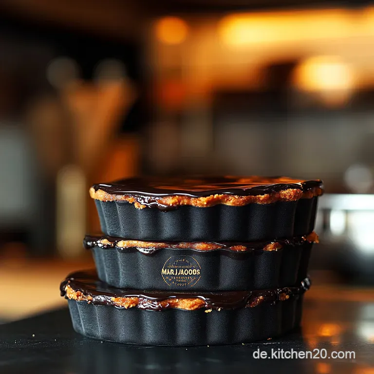 Black Canvas Tart an Elegantly Minimalist Chocolate Decadence presentation