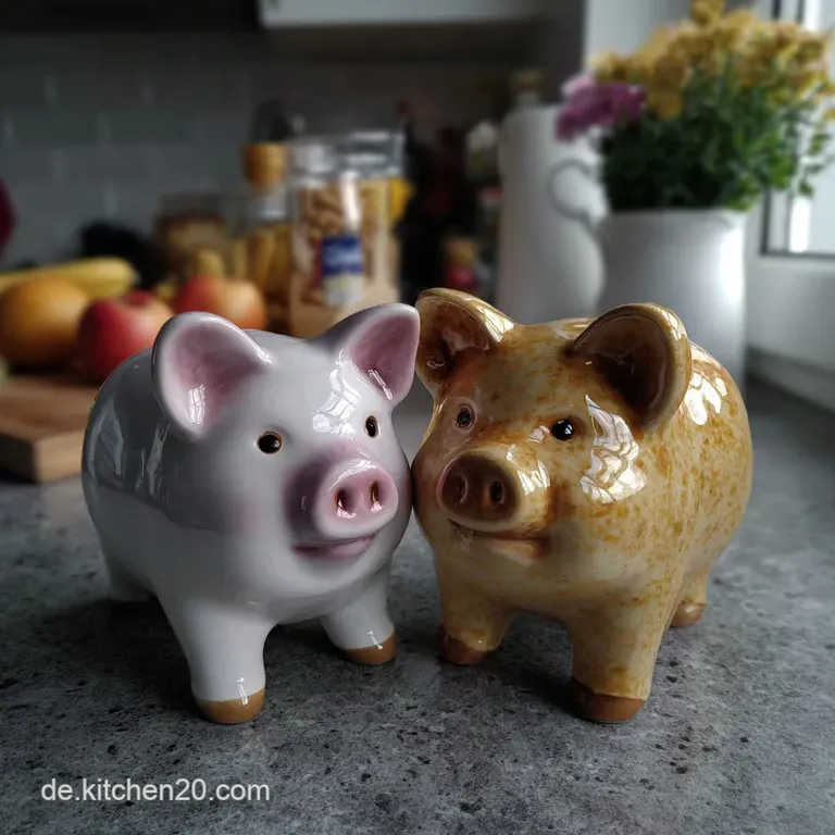 Delicate, individually-plated pigs made of puffed pastry, their golden crusts glistening, hinting at a warm, savory filling.