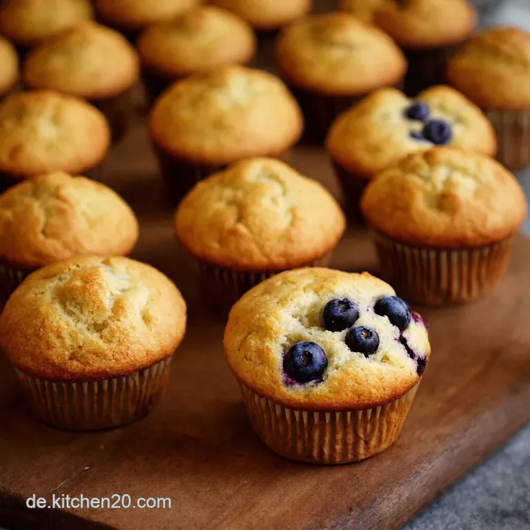 Blaubeerwunder Saftige Muffins Mit Sommerfeeling presentation