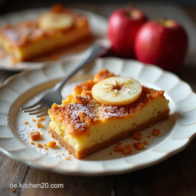 BlitzApfelkuchen mit Zimtstreuseln Apfelmus Omas Geschmack ExpressVersion