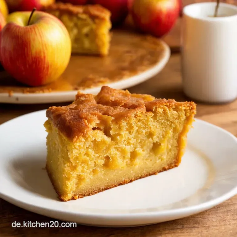 Blitzapfelkuchen Omas Sonntagsgl&uuml;ck in 30 Minuten presentation