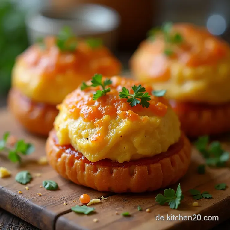 Blitzbl&auml;tterteigschnecken Pestotomatentraum presentation