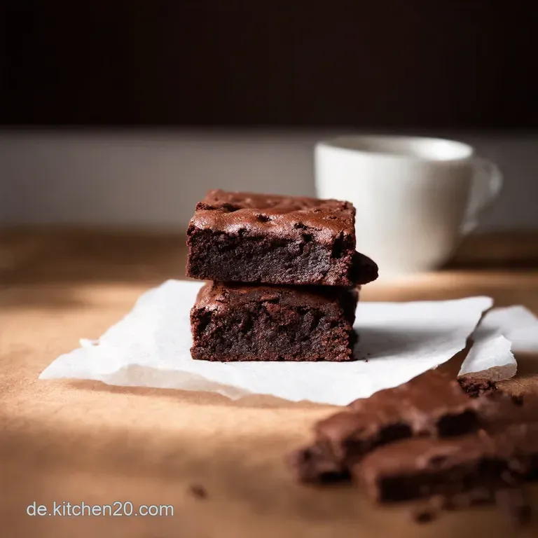 BlitzBrownies Saftige SchokoS&uuml;nde in 5 Minuten