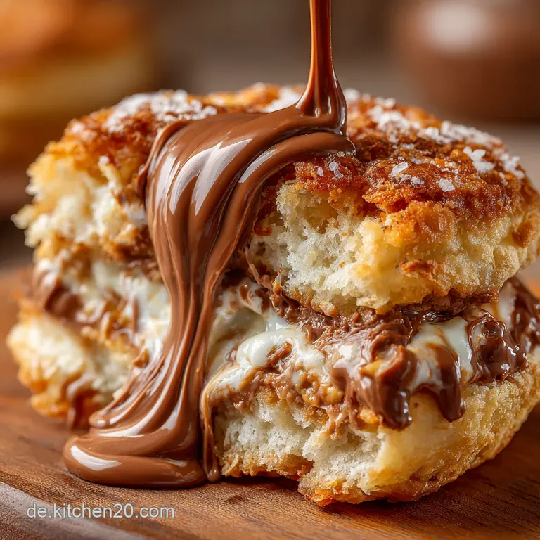 BlitzNutellaSchokoTassenkuchen mit fl&uuml;ssigem Kern