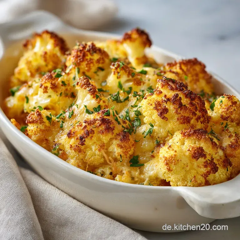 Blumenkohl Rezept mit K&auml;se &uuml;berbacken