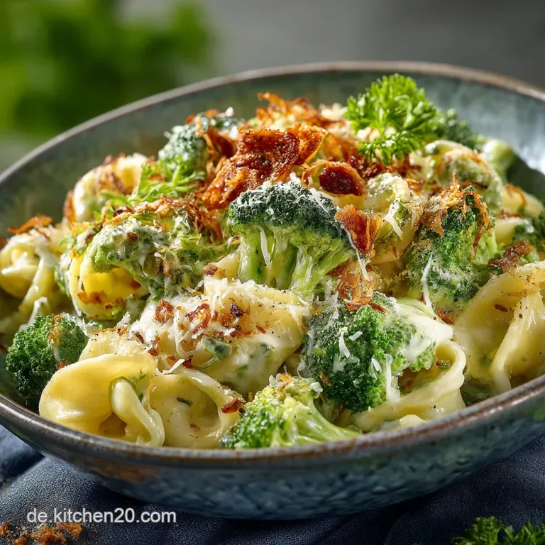 Cremige BrokkoliNudeln mit Parmesansoße Schnelles FeierabendRezept