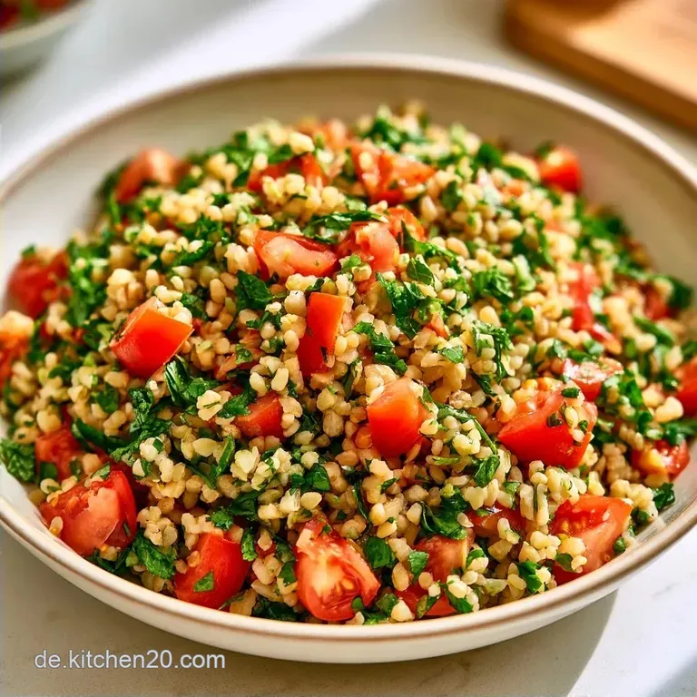 Bulgursalat mit frischer Minze