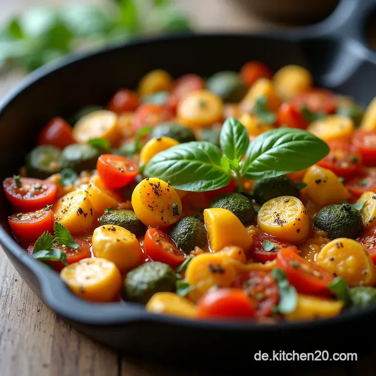 Vegetarische Gemüsepfanne Bunt Herzhaft In 35 Minuten Der Regenbogen in der Pfanne Herzhafte Bunte Gemüsepfanne