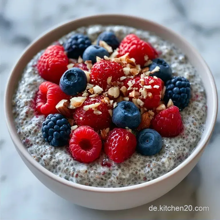 ChiaPudding To Go: Cremig und Beerenreich