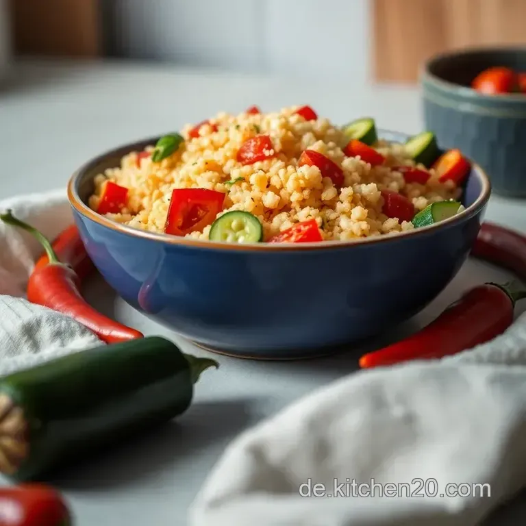 Couscous Mit Gem&uuml;se Und Kr&auml;utern: Ein Farbenspiel Auf Dem Teller presentation