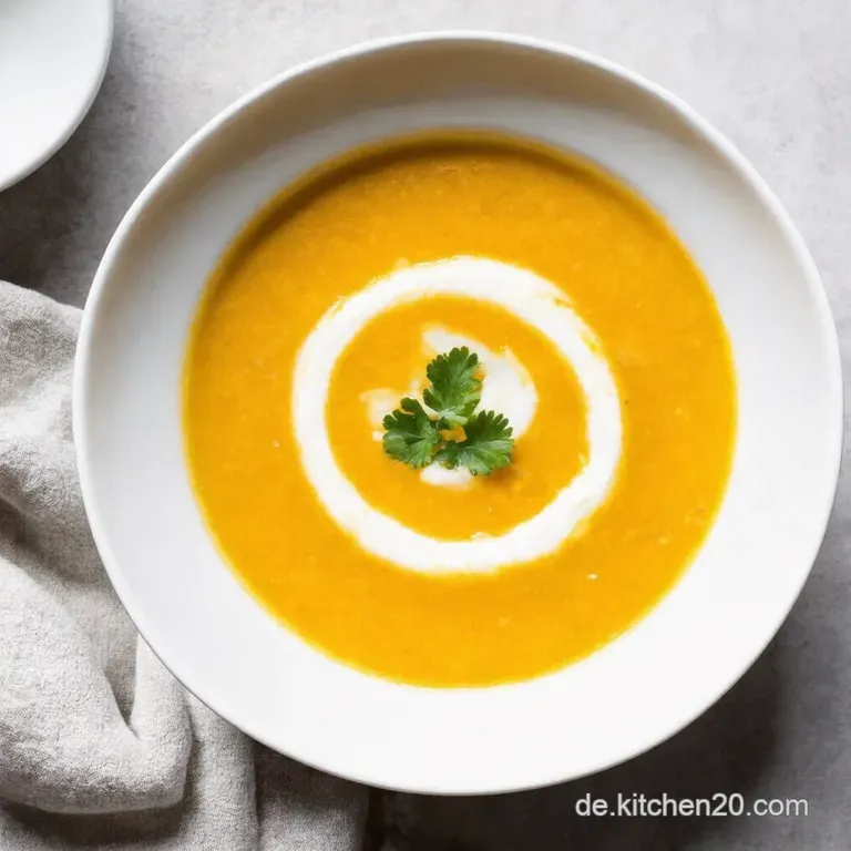 Cremige BlumenkohlKartoffelSuppe mit Zitrone