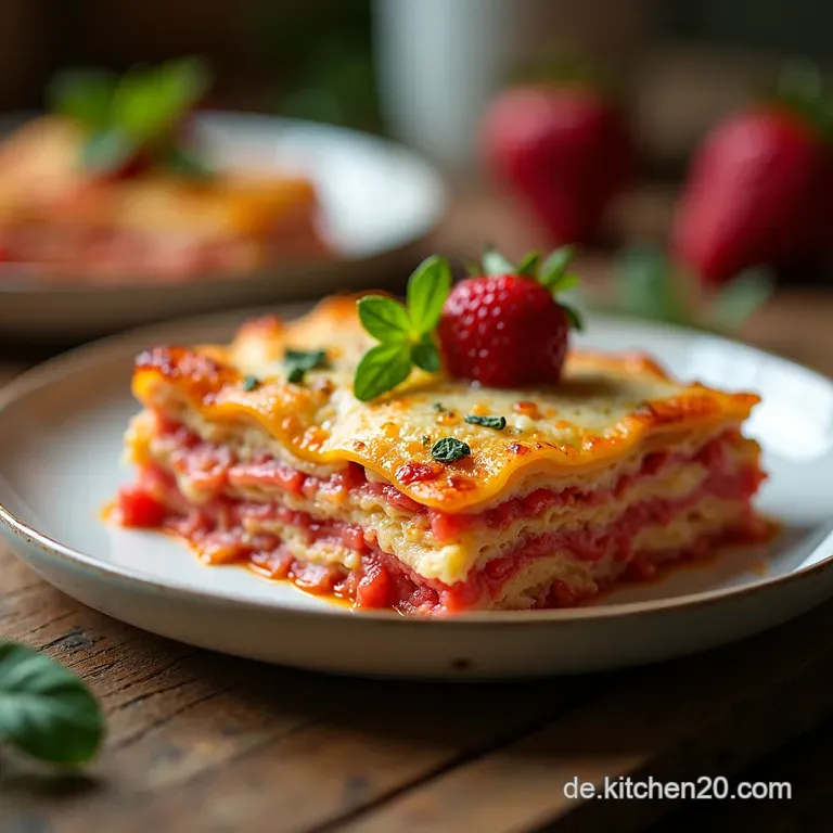 Cremige K&uuml;rbislasagne Mit Ricotta Und Knusprigen Pistazien presentation
