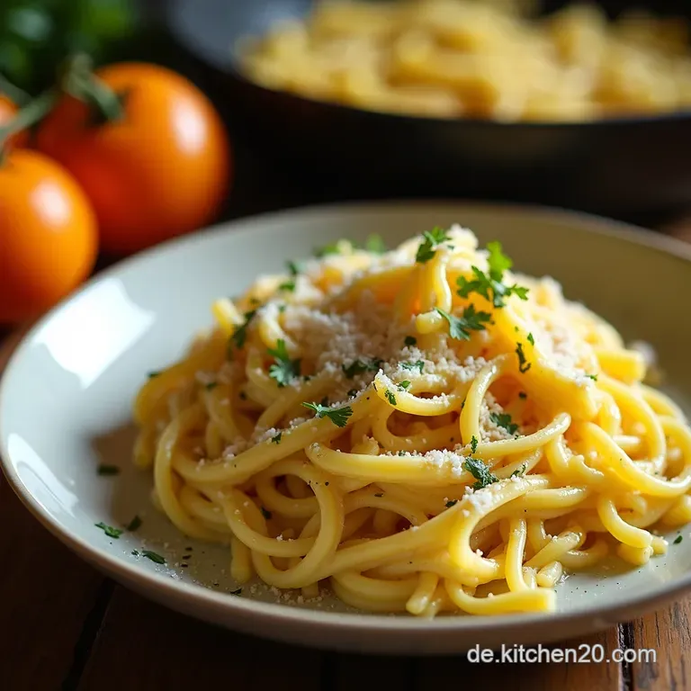 Cremige Orzonudeln Mit Zitrone Parmesan Komfort Wie Risotto presentation