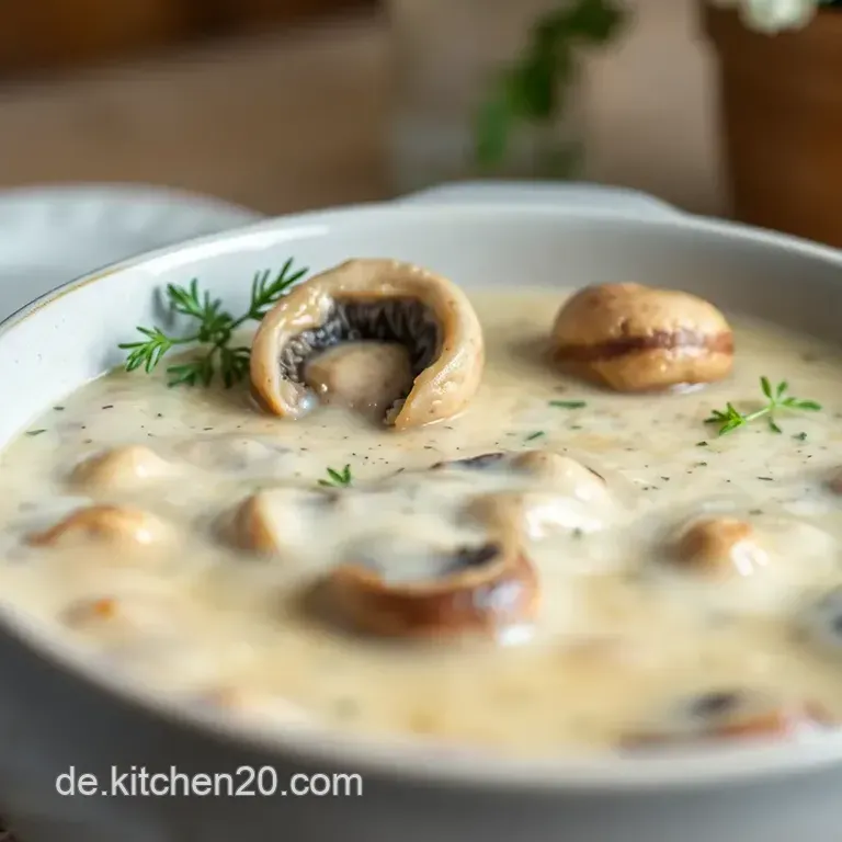 Cremige Rahmchampignonso&szlig;e &ndash; Der Klassiker F&uuml;r Jedermann! presentation