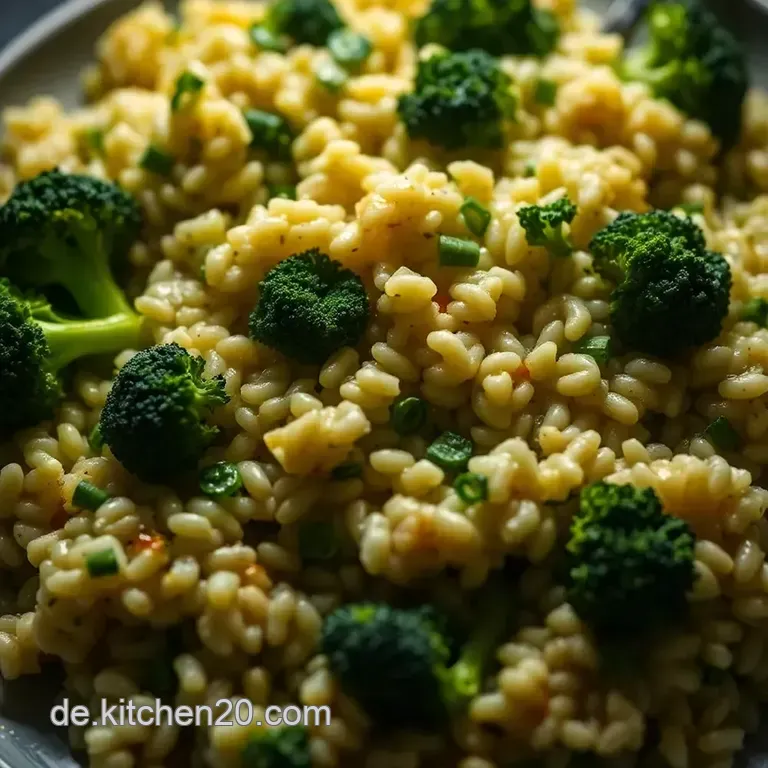 Cremiger Broccoli-Risotto Mit Sbrinz Und Pistazien presentation