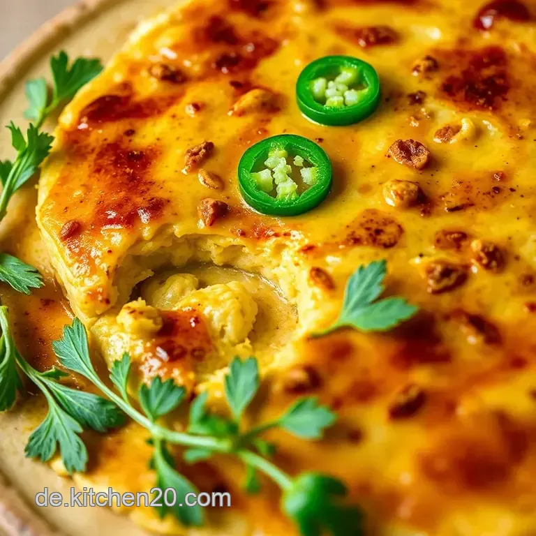 Cremiger Jalape&ntilde;o Maisauflauf presentation