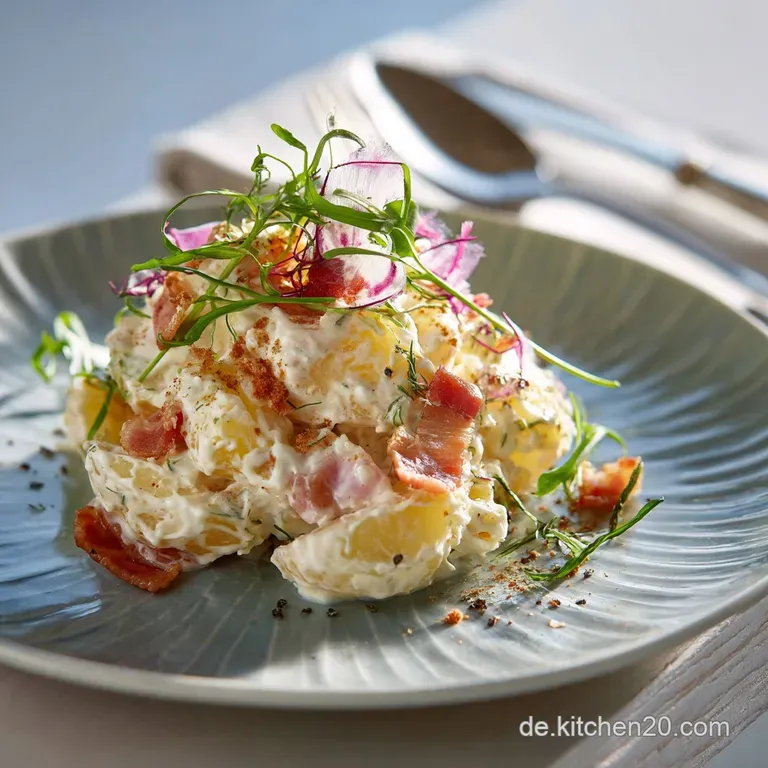 Der Chefkochfavorit Extracremiger Kartoffelsalat Mit Speck Und Senfnote presentation
