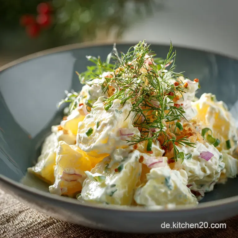 Der unschlagbare Klassiker Cremiger Kartoffelsalat &agrave; la Deutsche Art