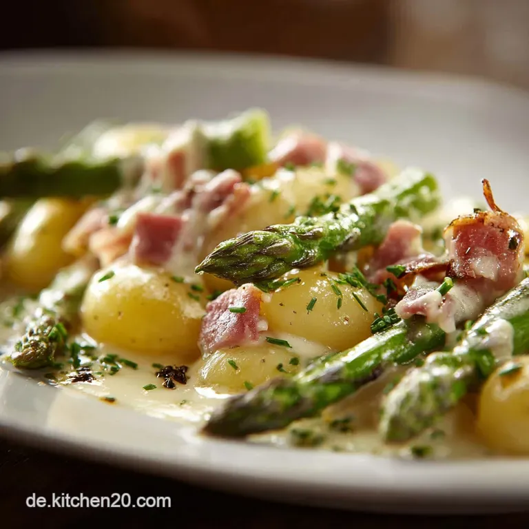 Spargelauflauf Mit Kartoffeln Und Schinken Der Cremigste Klassiker presentation