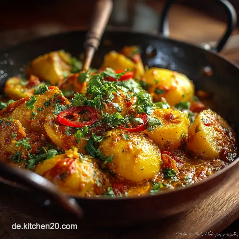 Indisches KartoffelCurry mit Kokos So gelingt das cremige Aloo Curry