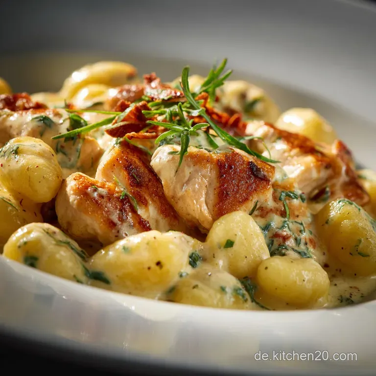 Cremiges PaprikaSahneH&auml;hnchen mit Gnocchi: Das beste Soul Food f&uuml;r den Feierabend