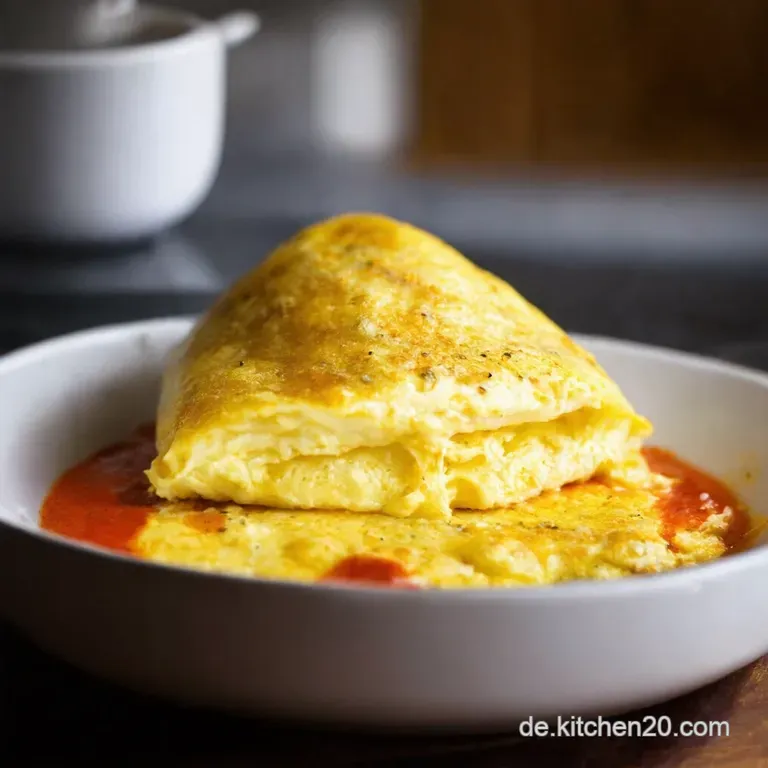 Das Goldene Omelett Perfekt Zubereitet Unwiderstehlich Lecker presentation