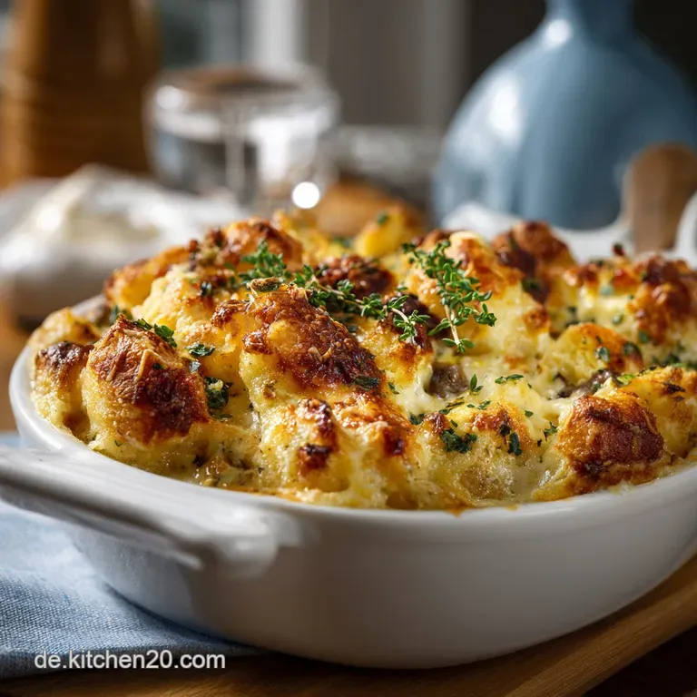 GemseHackAuflauf Herzhafter Gratin mit cremigem Kartoffelp&uuml;ree