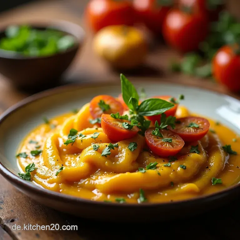 Der Blitzretter Schnelle Cremige Ingwerm&ouml;hrensuppe presentation