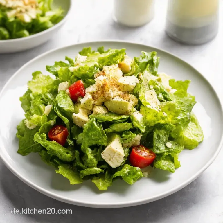 Der C&auml;sar Deluxe Blitzschneller Caesar Salat ohne Sardellen