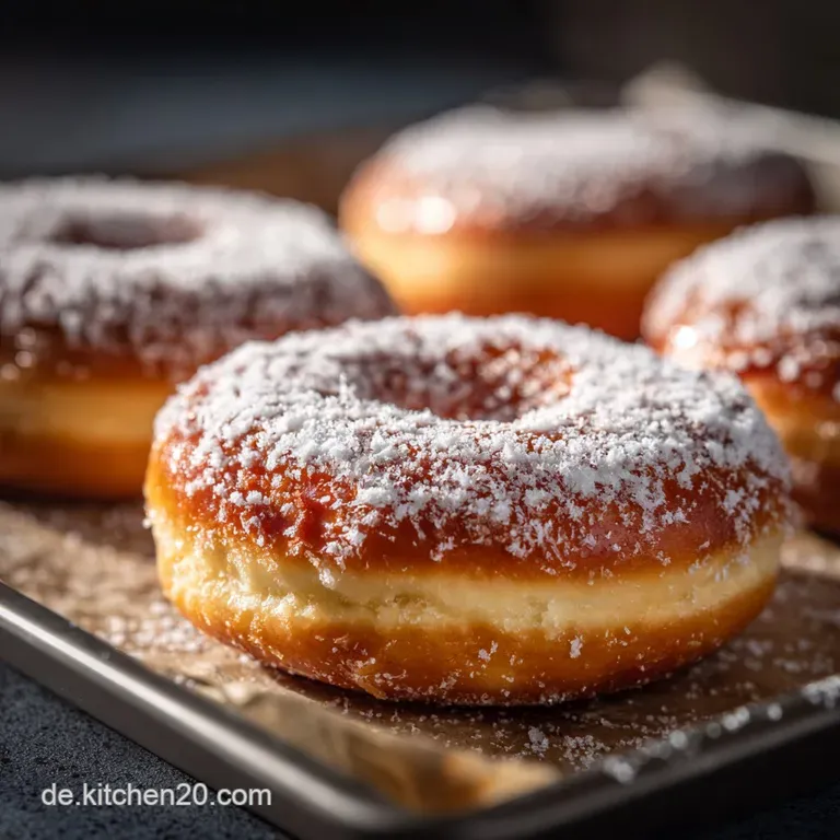 Donuts aus dem Backofen Luftige KuchenDonuts mit ZimtZuckerGlasur