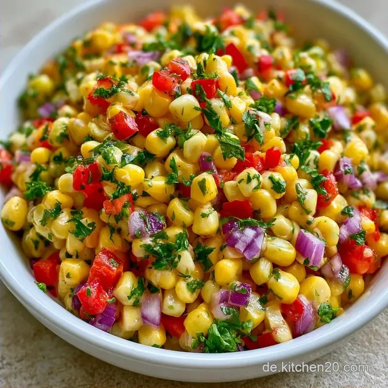Einfacher Maissalat Zum Grillen Mit Joghurt