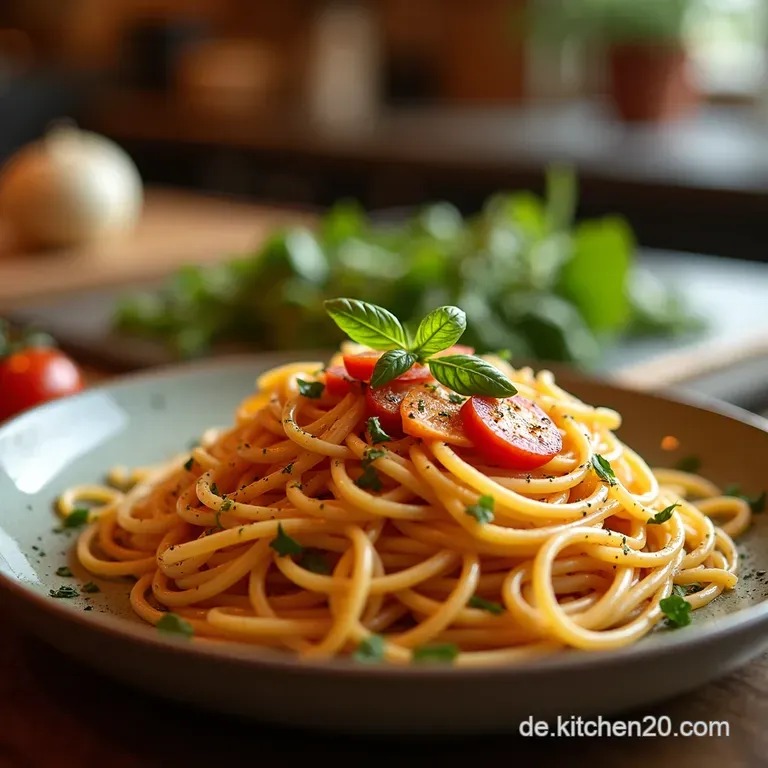 Einfacher Spaghettisalat Das Beste Rezept Garantiert presentation