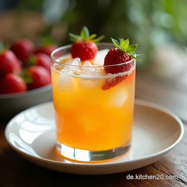 Eistee Hugo Der prickelnde Sommerdrink