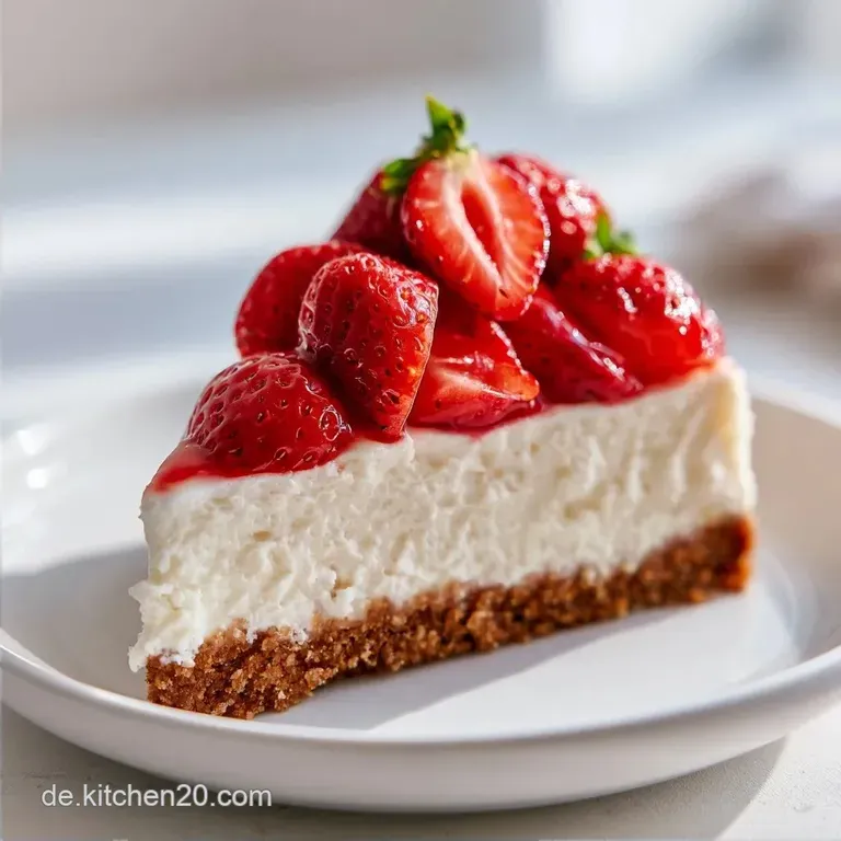 Schneller Erdbeer Vanille Kuchen ohne Backen