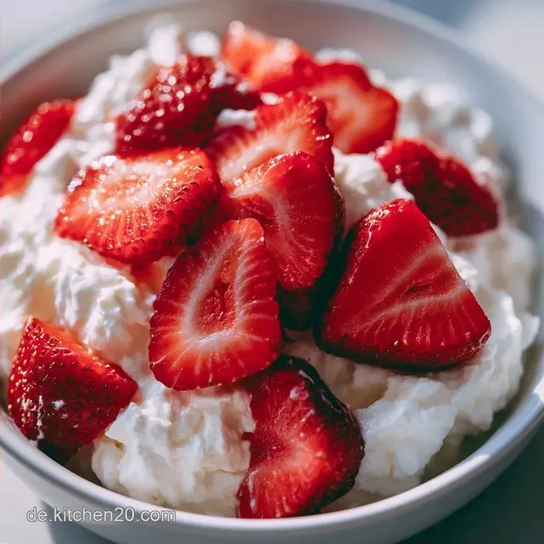 Luftiger Erdbeernachtisch mit Mascarpone