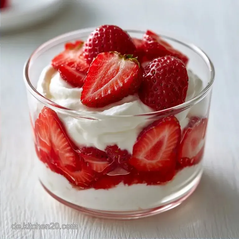 Erdbeertiramisu Im Glas Ohne Alkohol mit Mascarpone