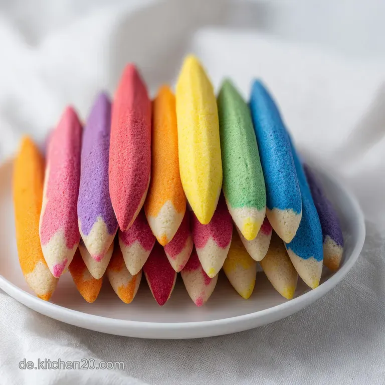 Essbare Buntstifte: Knusprig-M&uuml;rbe