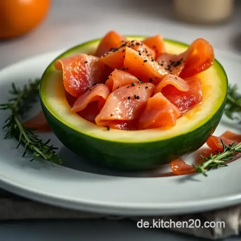 Frische Melone Mit Parmaschinken &ndash; Ein Italian Summer Delight presentation