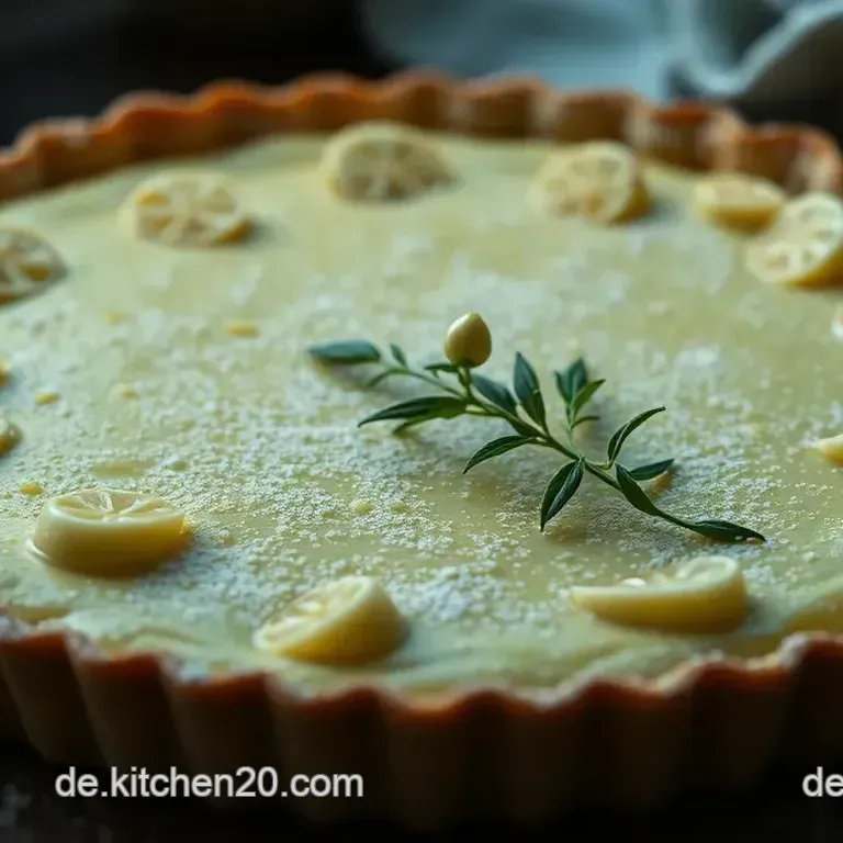 Fr&uuml;hlingsleichte Erbsli-Tarte mit Limetten-Frischk&auml;se
