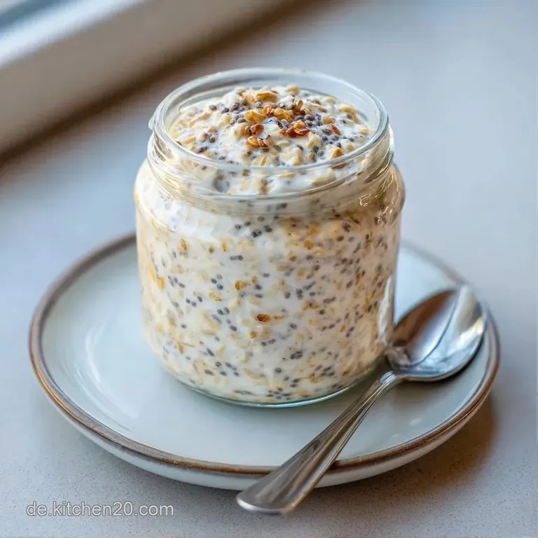 Drei Gl&auml;ser mit farbenfrohen Schichten auf einem hellen Holztisch, sanft beleuchtet durch weiches Morgenlicht.