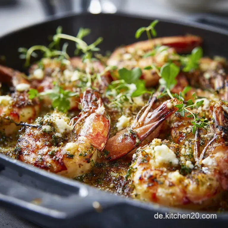 Garnelen Oreganata Das KnusprigW&uuml;rzige Blitzgericht aus dem Ofen