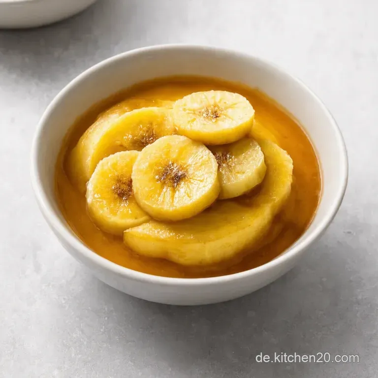 Gebackene Banane Knusprigs&uuml;&szlig;er Genuss Eifrei