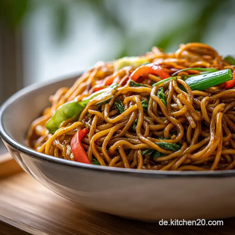 Gebratene Asia Nudeln: Knackig & Zart