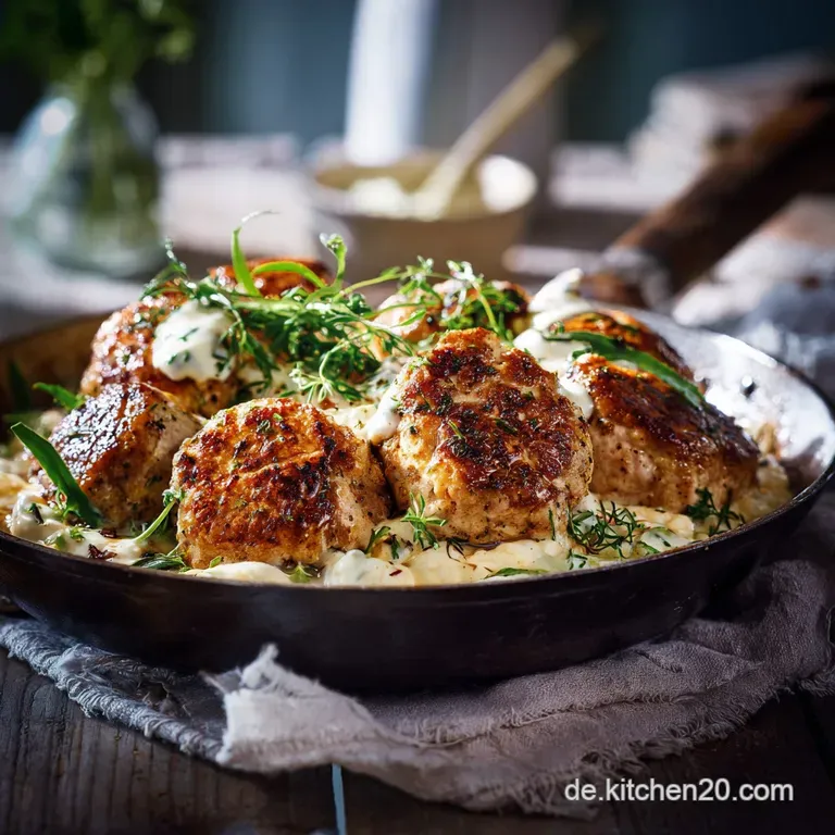 Zarte PutenMedaillons mit ZitronenKr&auml;uterMayo 25 Minuten