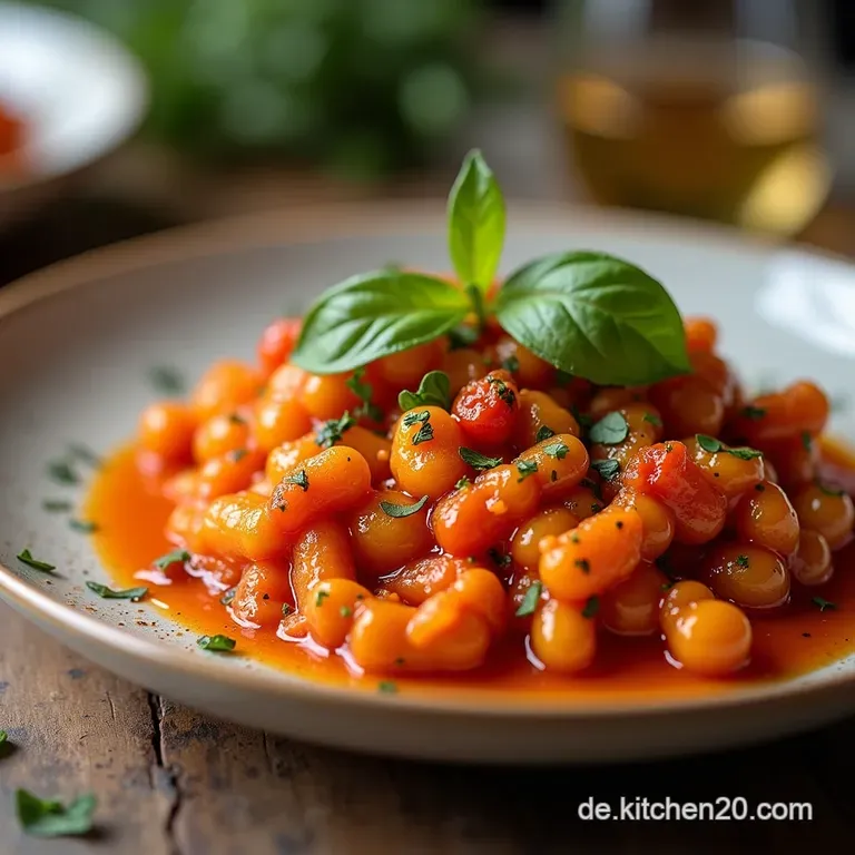 Mediterran leichte Gef&uuml;llte Paprika mit w&uuml;rzigem Rotreis und Kr&auml;uterTomatenso&szlig;e